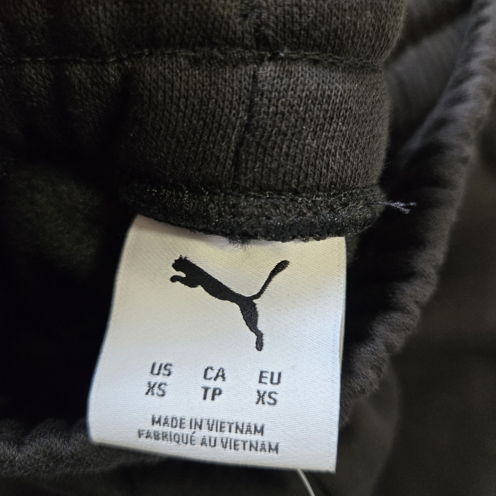 Puma Black Logo Jogger Sweatpants - Picture 4 of 4